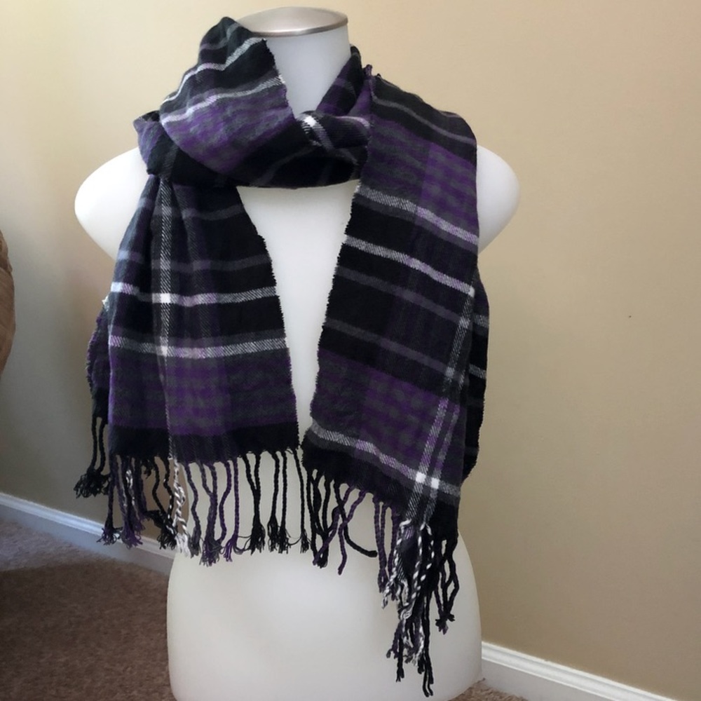 Multicolor Purple Scarf 🧣